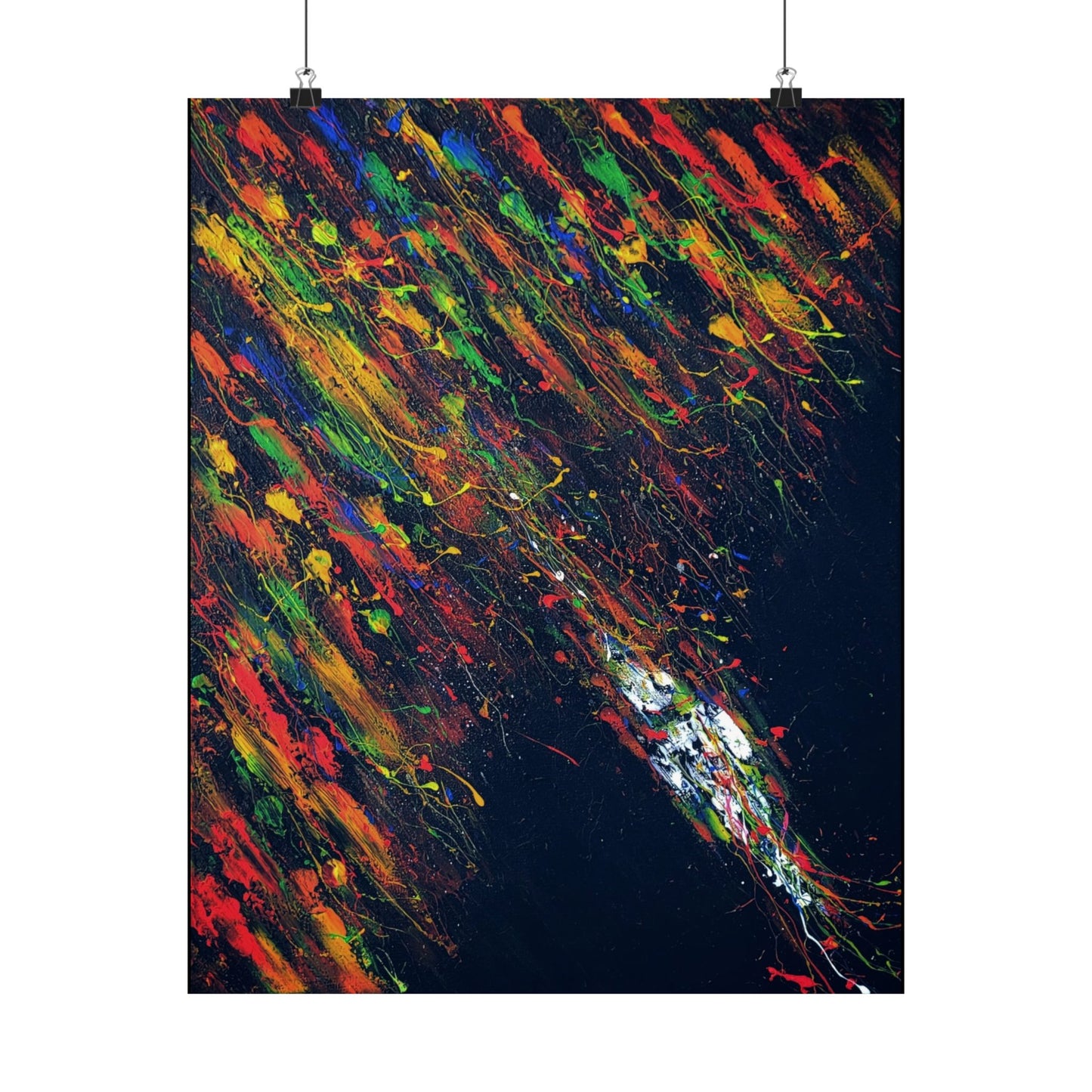 Off to the Edge (Matte Vertical Poster)