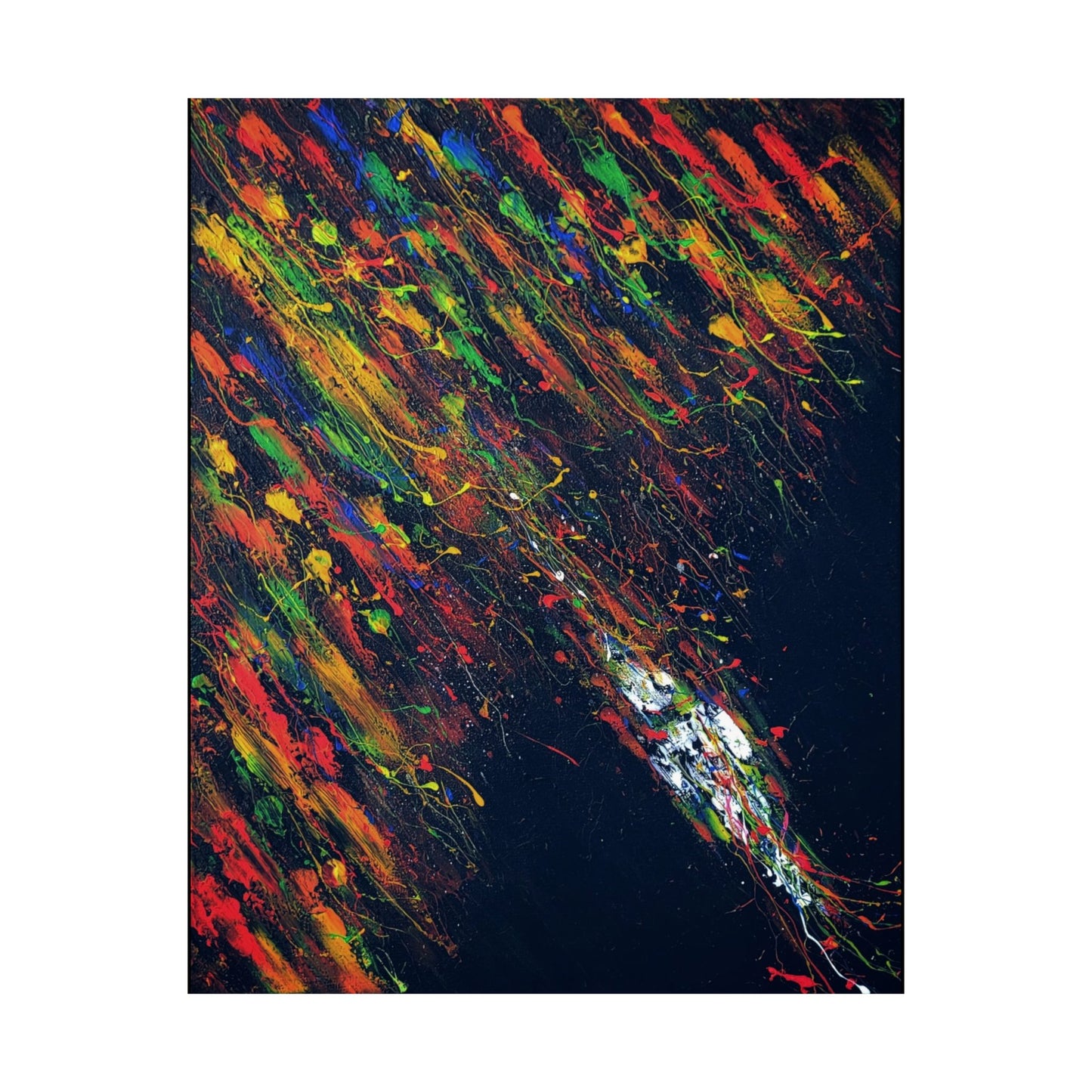 Off to the Edge (Matte Vertical Poster)