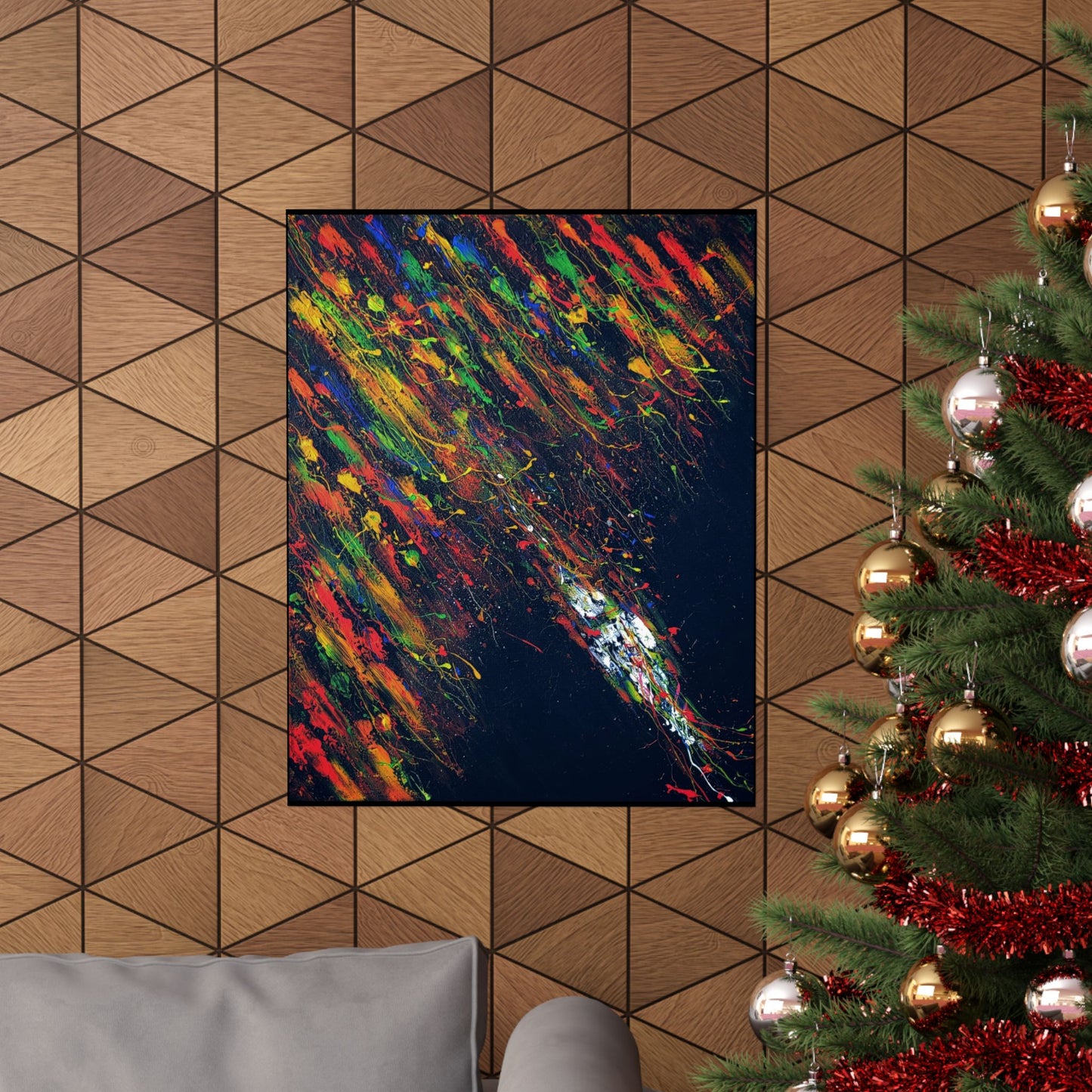 Off to the Edge (Matte Vertical Poster)