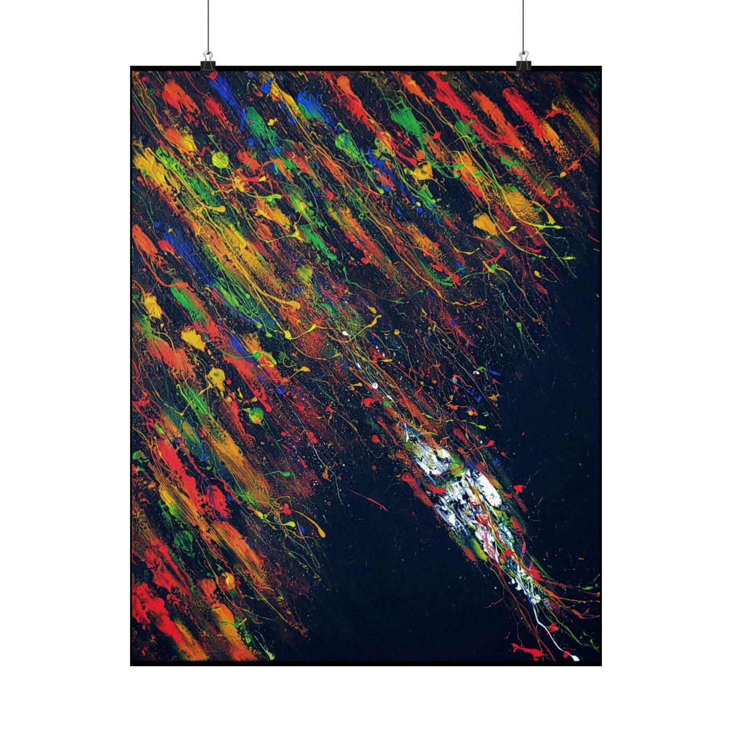 Off to the Edge (Matte Vertical Poster)
